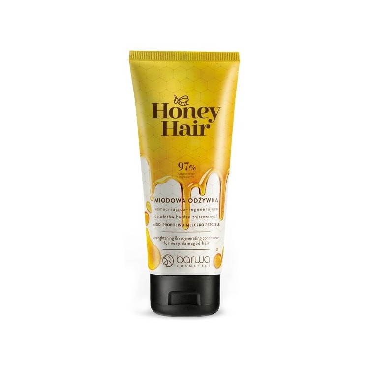 Barwa Honey Hair Strengthening and regenerating Conditioner for very damaged hair Honey, Propolis & Royal Jelly 200 ml