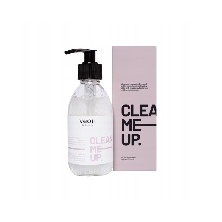 Veoli Botanica Clean Me Up reinigendes und erfrischendes Gesichtswaschgel 190 ml