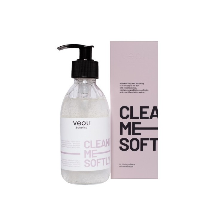Veoli Botanica Clean Me Softly moisturizing and soothing Facial wash gel 190 ml