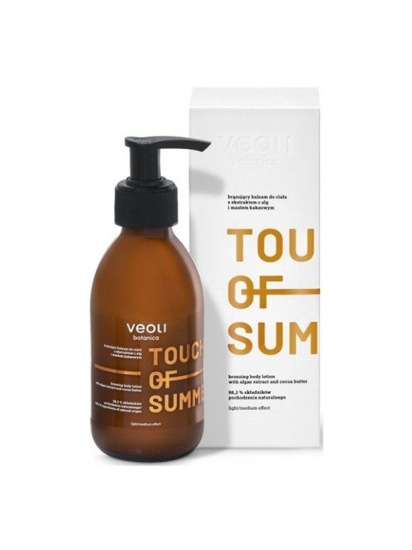 Veoli Botanica Touch of Summer brązujący Balsam do ciała z ekstraktem z alg 195 ml