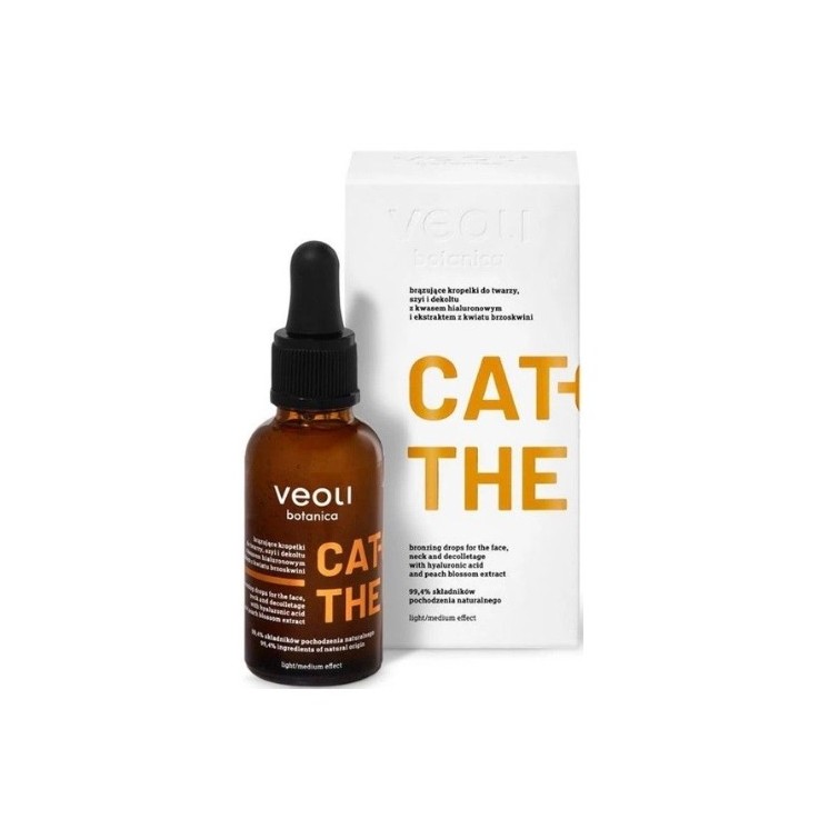 Veoli Botanica Catch the Sun бронзуючі краплі для обличчя, шиї та декольте Light / Medium 30 мл