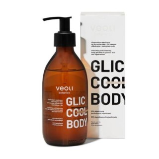 Veoli Botanica Glic Cool Body złuszczająco-regulujący Żel do mycia ciała z kwasem glikolowym 280 ml