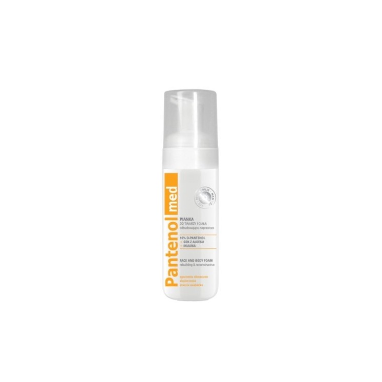Pentenol Med Rebuilding and repairing foam for face and body 150 ml