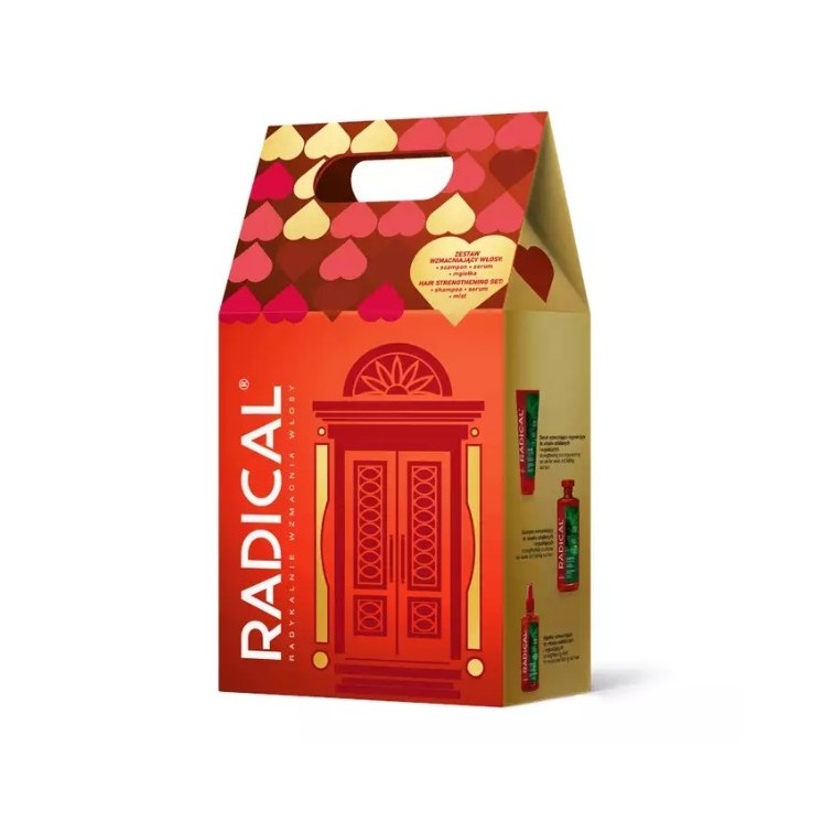 Farmona Radical Haarstärkungs-Geschenkset: Shampoo 400 ml + Serum 100 ml + Nebel 200 ml