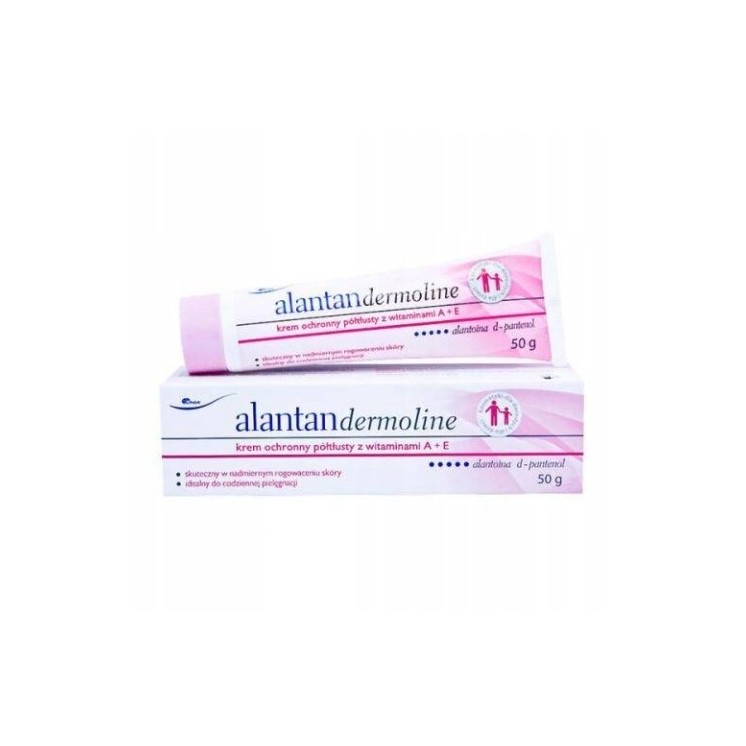 Alantandermoline Halbfettcreme mit Vitamin A + E 50 g