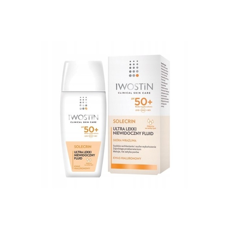 Iwostin Solecrin Ultra light invisible Facial Fluid SPF50 40 ml
