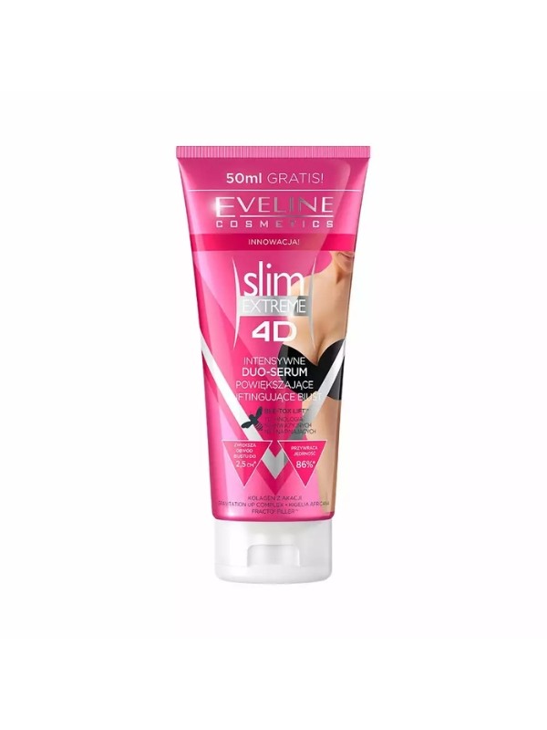 Eveline 4D Slim Extreme powiększające i liftigujące Duo - serum do biustu 175 ml