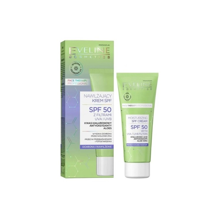 Eveline Moisturizing Face Cream with SPF50 filter 30 ml