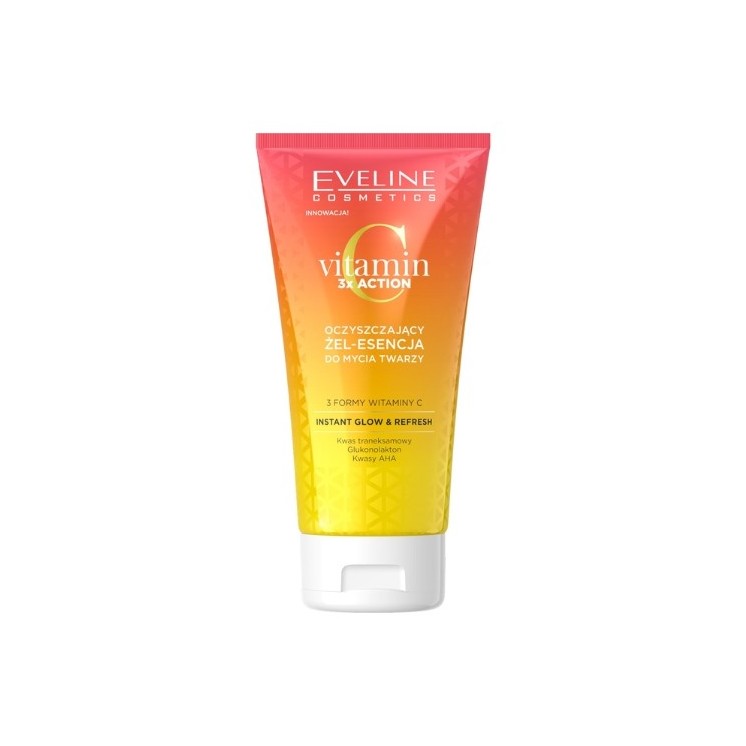Eveline Vitamin C 3x Action Cleansing Gel - face wash essence 150 ml