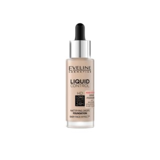 Eveline Liquid Control Gesichtsgrundierung mit Niacinamid in Droper /010 Beige Light ml