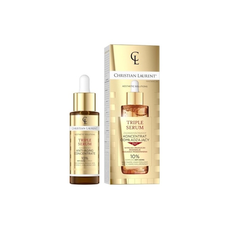 Eveline Christian Laurent Triple Serum Advanced Rejuvenating Concentrate 3in1 30 ml