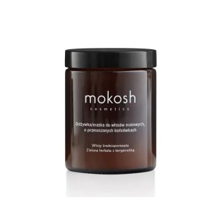 Mokosh Conditioner/Maske für mittlere Porosität, mattes Haar mit trockenen Spitzen, Grüner Tee mit Bergamotte, 180 ml