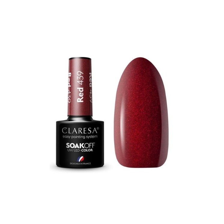 Claresa Red Hybride nagellak /439/ 5 g