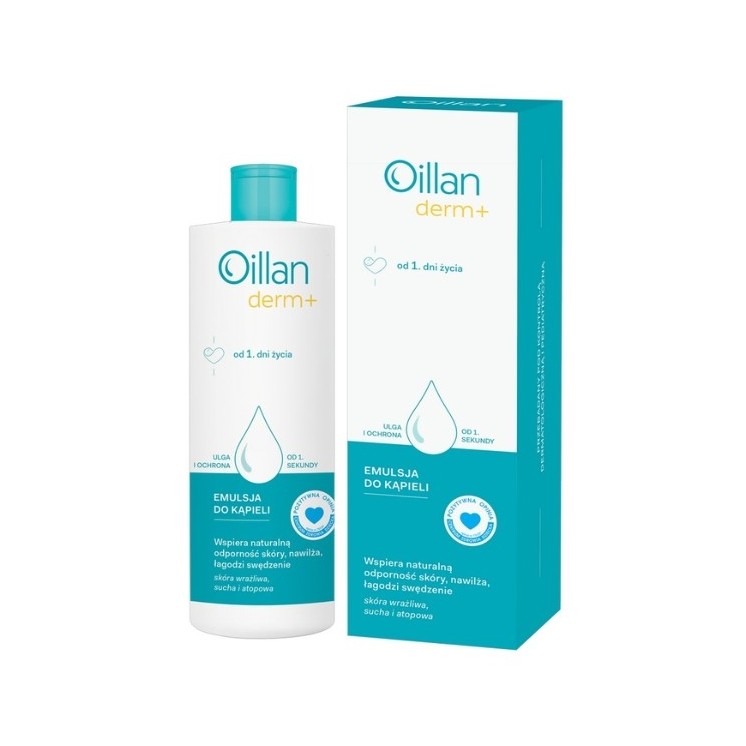 Oillan Derm+ Bath emulsion from the 1st day of life 400 ml