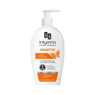AA Intieme Bescherming + Romige Verzorgingsemulsie voor intieme hygiëne Sensitive 300 ml