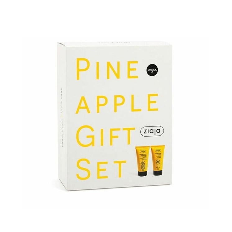 Ziaja Gift Set Pineapple Body Lotion 160 ml + Body Peeling 160 ml