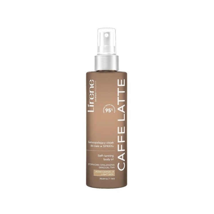 Lirene Self Tanning Body Oil zelfbruinende Caffe Latte sprayolie 190 ml
