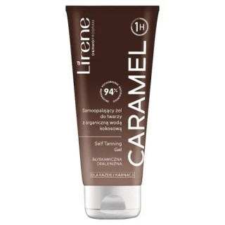Lirene Self Tanning Gel Гель для автозасмаги з органічною кокосовою водою Карамель 150 мл