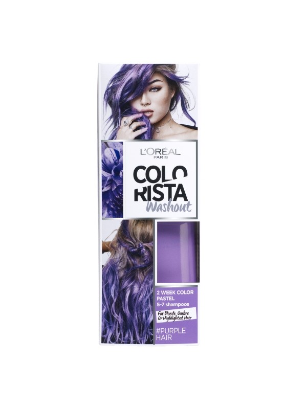 L'oreal Paris Colorista Washout zmywalna Farba do włosów Purple 80 ml