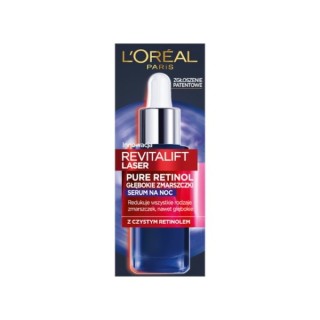 L'oreal Revitalift Laser Pure Retinol Serum Gesichtsserum für die Nacht, 30 ml