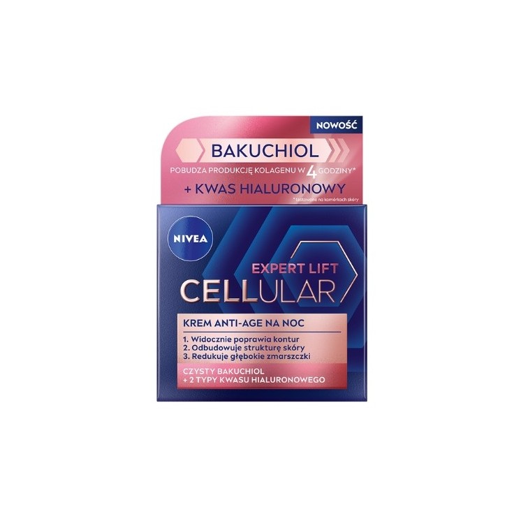 Nivea Cellular Expert Lift Bakuchiol Anti-Aging Nachtgesichtscreme 50 ml