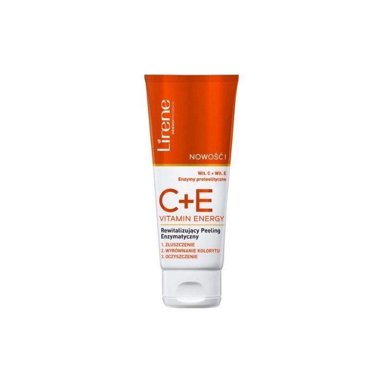 Lirene C+E Vitamin Energy revitaliserende enzymatische Peeling 75 ml