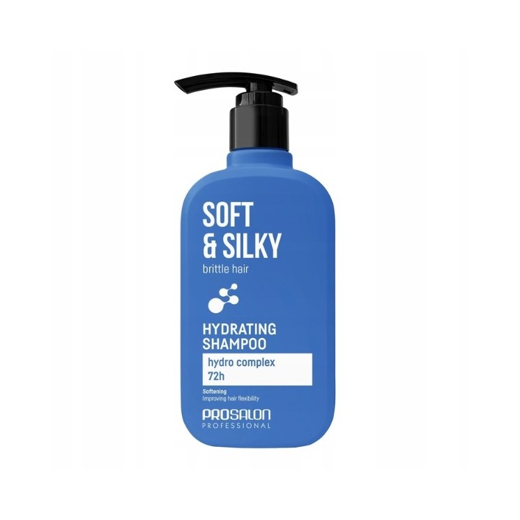 Зволожуючий шампунь для волосся Prosalon Professional Soft &Silky 375 мл