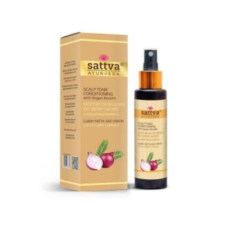 Sattva Ayurveda nährende Kopfhautlotion Curryblätter und Zwiebeln 100 ml