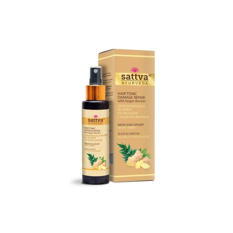 Sattva Ayurveda Regenerating Neem and Ginger Scalp Lotion 100 ml