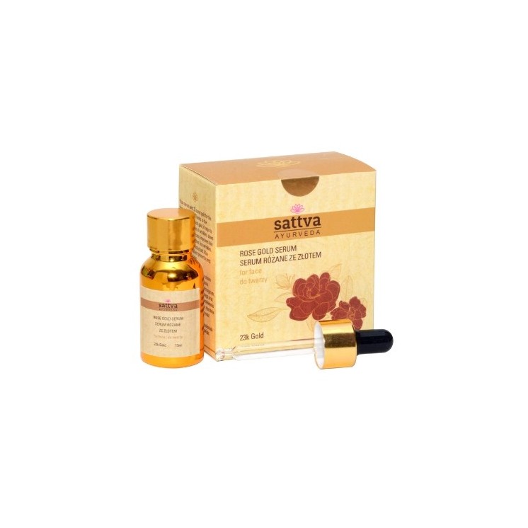 Sattva Ayurveda Oily Face Serum Rose Gold 15 ml
