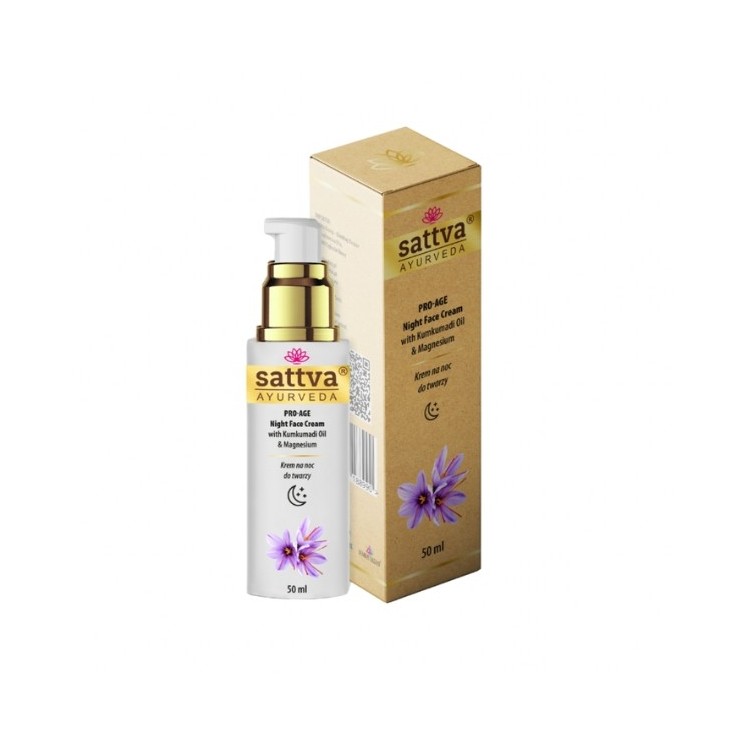 Sattva Ayurveda Pro Age Night face cream with Kumkumadi oil 50 ml
