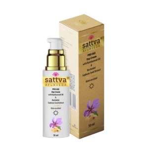 Sattva Ayurveda Pro Age Daggezichtscrème met Kumkumadi-olie en Bakuchiol 50 ml