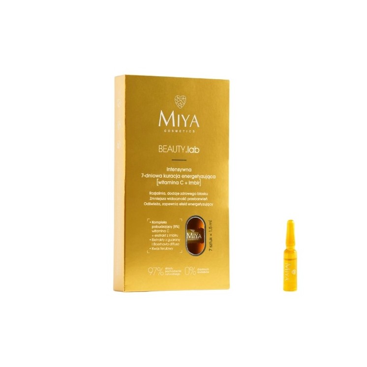 Miya BEAUTY .lab intensive 7-day energizing face treatment Vitamin C and Ginger 5 ml