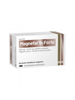 Magnefar-B6 Forte 60 tabletek