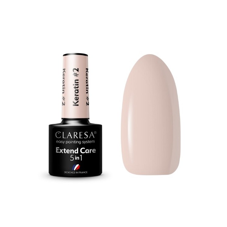 Claresa Hybrid Nail Base 5 in 1 Keratine /02/ 5 G
