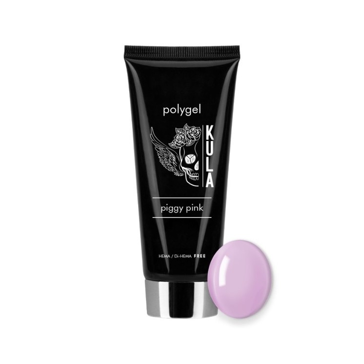PolyGel acrylic gel building Kula Nails Hema/di- Hema free Piggy Pink 50 ml