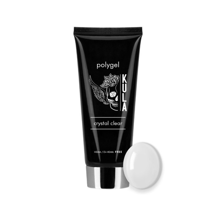 PolyGel acrylic gel building Kula Nails Hema/di- Hema free Crystal Clear 50 ml