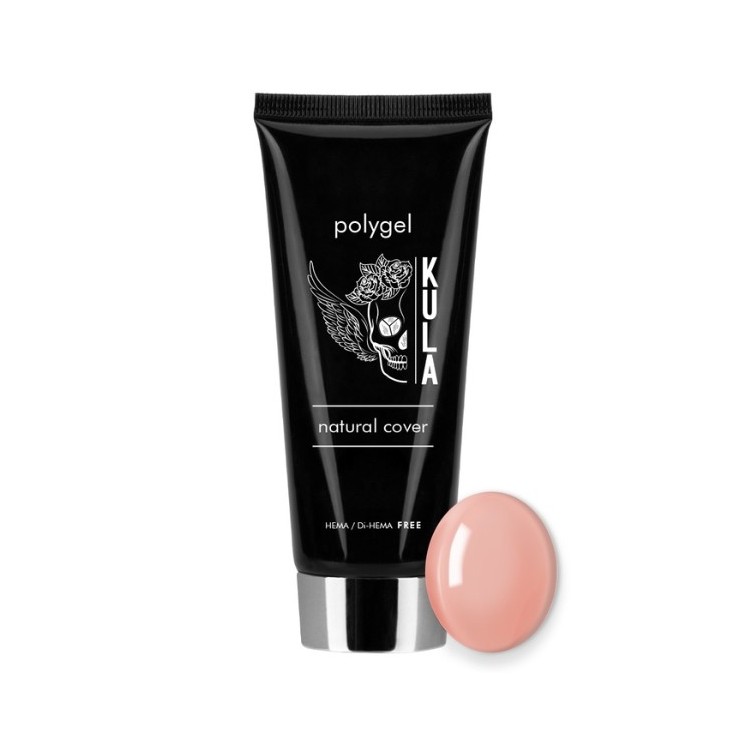 PolyGel acrylic gel building Kula Nails Hema/di- Hema free Natural Cover 50 ml