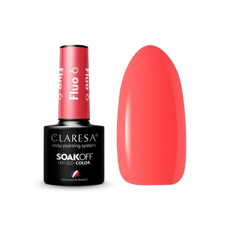 Claresa Fluo Hybrid nail polish /6/ 5 g