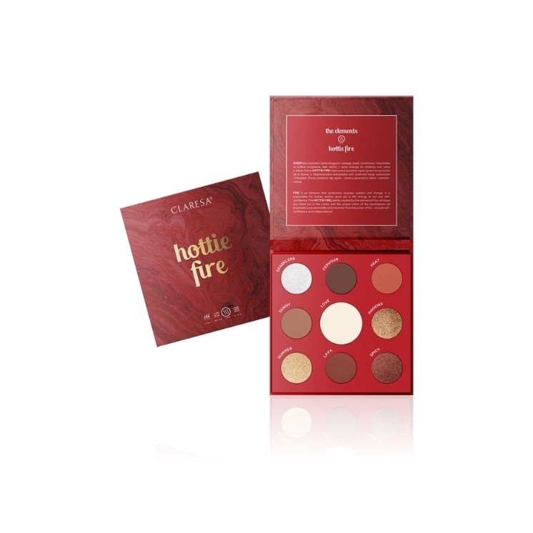 Claresa Hottie Fire Lidschatten-Palette 11,8 g