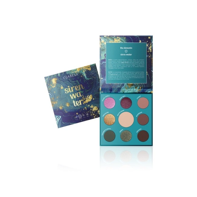 Claresa Siren Water eye shadow palette 11.8 g