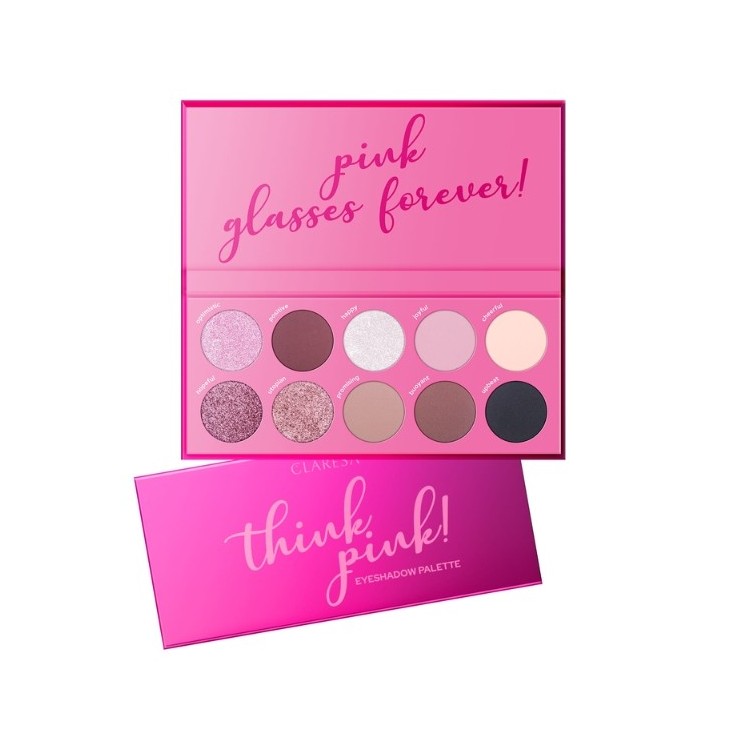 Claresa Think Pink Lidschatten-Palette 12 g
