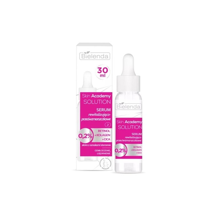 Bielenda Skin Academy Solutions Revitaliserend en anti-rimpel Serum Retinol + Collageen 30 ml