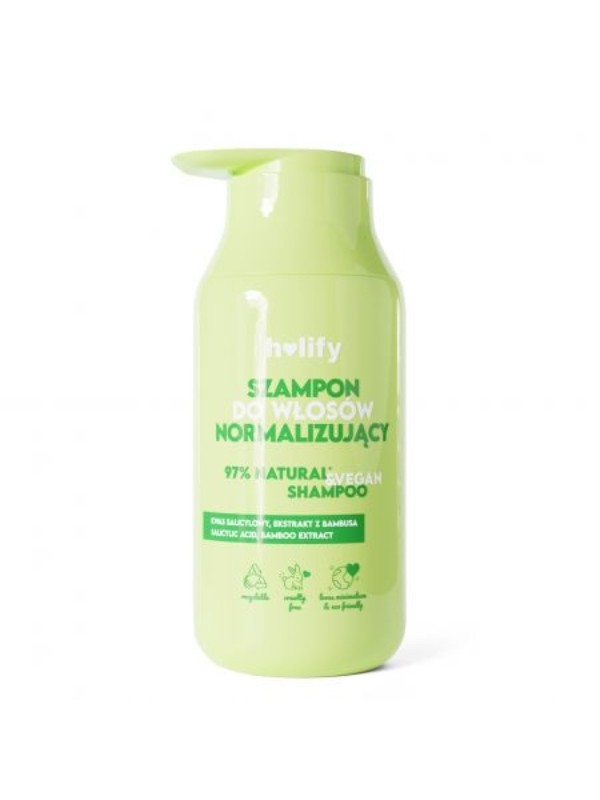 Holify normalizujący Szampon do włosów ekstrakt z Bambusa & Kwas Salicylowy 300 ml