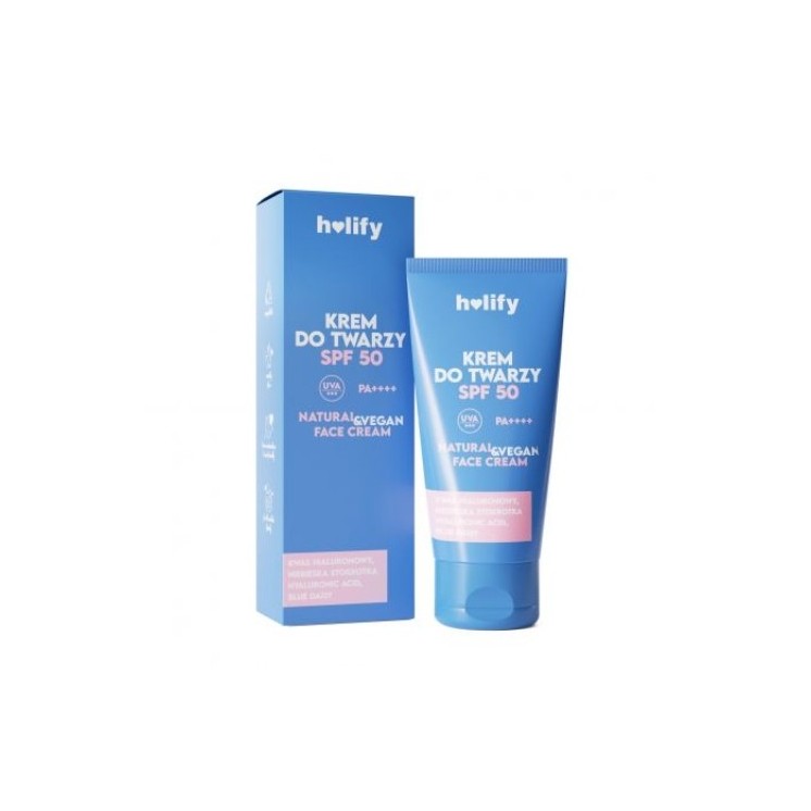 Holify hyaluronic face cream SPF50 50 ml
