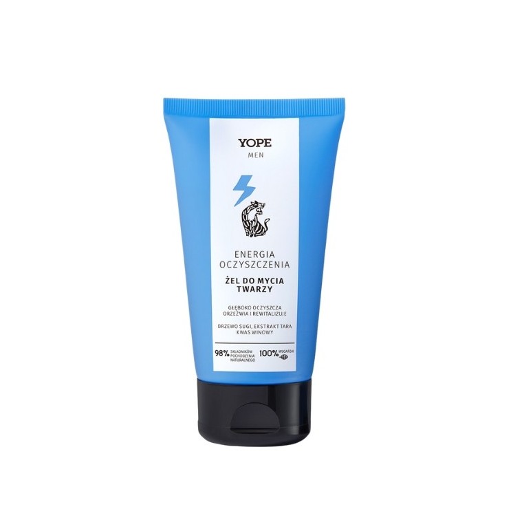 YOPE Men Wood Face гель для вмивання для чоловіків Очищаюча енергія 150 мл