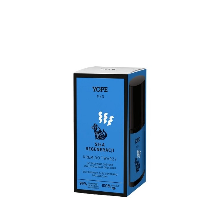 YOPE Men Wood Крем для обличчя для чоловіків Сила регенерації 50 мл