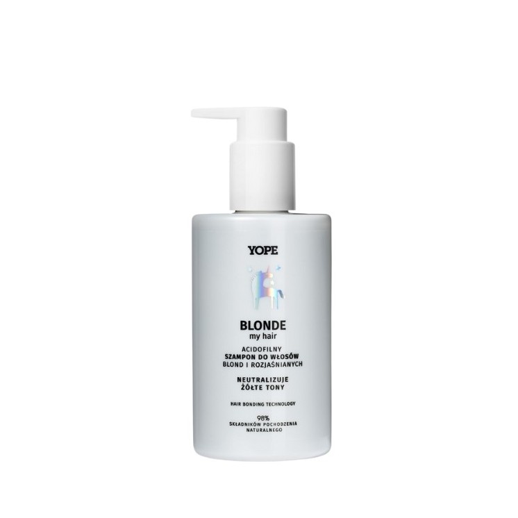 YOPE BLONDE my HAIR Ацидофільний шампунь для blond та освітленого волосся 300 мл
