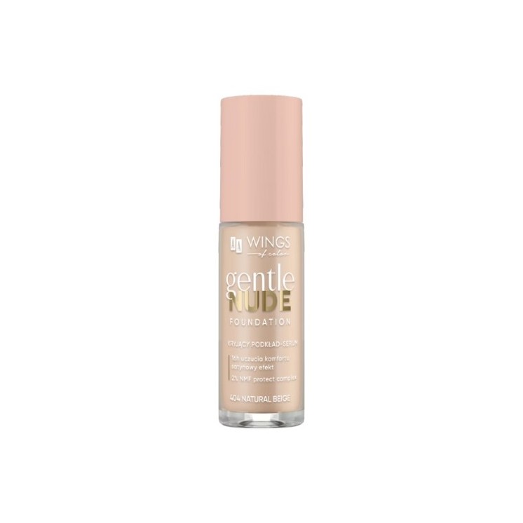 AA Wings of Color Gentle Nude Foundation Dekkend foundation- serum 404 Natural Beige 30 ml