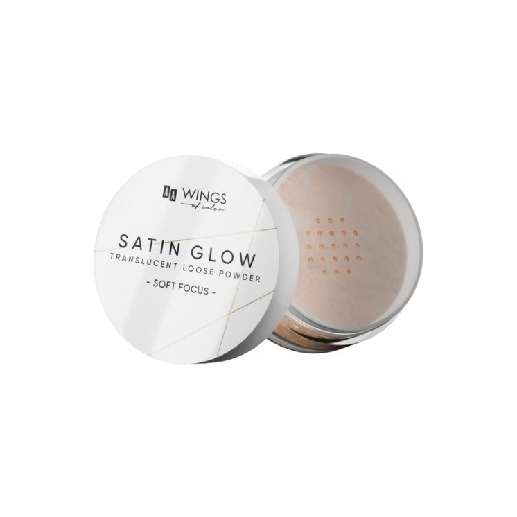 AA Wings of Color Satin Glow transparent face powder 5 g